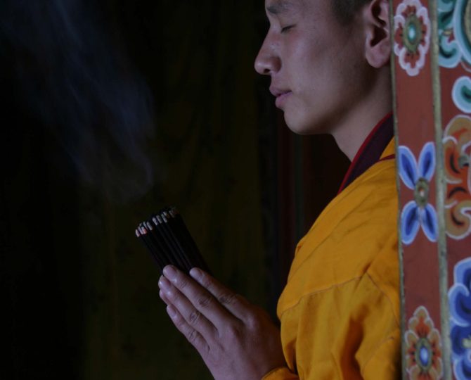 Praying Monk